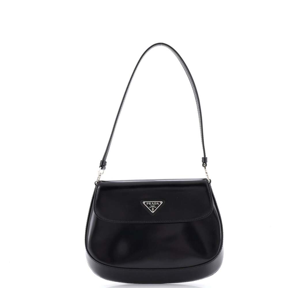 Prada Cleo Flap Shoulder Bag Spazzolato #226675P21B